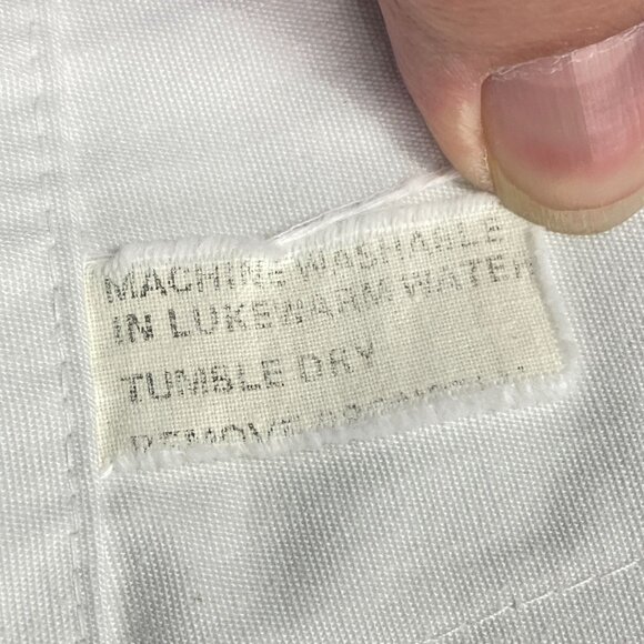 Vintage John Blair Sportswear White Zip Jacket M Lightweight Casual Wear - Picture 4 of 12